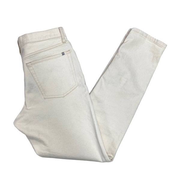 EVERLANE The Slim Fit Jeans Organic Cotton in Bone Cream Size 31 - Picture 8 of 10